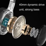 VJ087 Folding Wireless Sports Bluetooth Gaming Headset, Black, White, Grey, Blue - Image 4