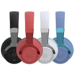 H2 Colorful Luminous Subwoofer Folding Retractable Card Wireless Bluetooth Headset, Black, Blue, White, Red - Image 2