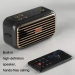 X7 Outdoor Portable Dual Speaker Wireless Bluetooth Retro Portable Speaker, White, Blue, Black, Red, Green - Image 5