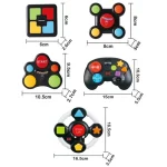 Children Educational Memory Training Game Machine, Style:, Square, Hands, Shaped, Handle, Steering Wheel - Image 3