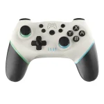 Vibration 6-axis Somatosensory Wireless Bluetooth Gamepad For Switch, Green Blue, Black White