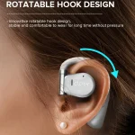 Cleer Call Noise Cancelling Music Gaming Swivel Over-Ear Wireless Bluetooth Earphones, White, Blue - Image 5