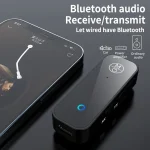 2 In 1 Bluetooth Receiving Transmitter AUX Car Adapter TV Computer Audio Transmitter - Image 5