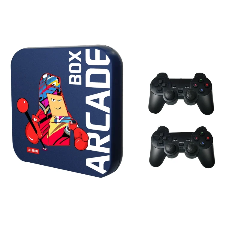 For PS1/PSP/N64/DC Wireless Video Game Machine Box 4K HD Display, US Plug, 64G US Plug, 128G US Plug, 256G US Plug