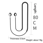 2 PCS Bluetooth Earphone Silicone Anti-Lost Cord For Samsung Glaxy Buds 2 - Image 2