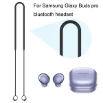 2 PCS Bluetooth Earphone Silicone Anti-Lost Cord For Samsung Glaxy Buds Pro, Black, Blue, Red, White - Image 2