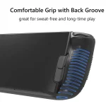 PGTECH Game Console Silicone Case With Anti-Slip Particles for Steam Deck, Black - Image 5