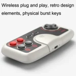 8Bitdo PCE2.4G Wireless Gamepad For Switch, Light Gray, Dark Gray, Black - Image 3