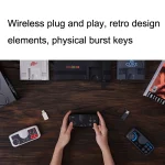 8Bitdo PCE2.4G Wireless Gamepad For Switch, Light Gray, Dark Gray, Black - Image 4