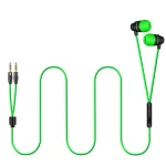 JS-V1 Computer Game Wired Headphones with Microphone, Spec:, Iron Gray Double 3.5, Black Green Double 3.5, Iron Gray USB