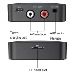 AFK-A10 NFC Bluetooth Receiver Transmitter AUX Car Speaker Receiver - Image 3