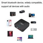 AFK-A10 NFC Bluetooth Receiver Transmitter AUX Car Speaker Receiver - Image 4
