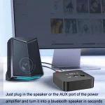 AFK-A10 NFC Bluetooth Receiver Transmitter AUX Car Speaker Receiver - Image 6