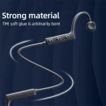 KS-19 Bluetooth Headset Sound Conducting Hanging Neck Business Headphones, KS-19 Black, KS-19 White, KS-19 Green - Image 6
