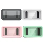 Retractable Rotating Bathroom Waterproof Mobile Phone Box Wall Mount Mobile Phone Holder, White, Black, Pink, Green - Image 2