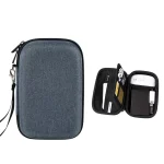 YK02SJ Headphone Hard Disk Shockproof Storage Box, SM08 (Navy Blue), SM08 (Mysterious Black), SM08 (Dark Gray)