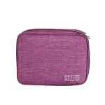 RH916 3 Layers Digital Collection Package Multi-Functional Data Cable Storage Package, RH916 Purple, RH916 Black, RH916 Gray, RH916 Blue, RH916 Navy, RH916 Red Wine