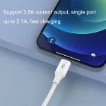 ROMOSS CB251V 3.5A USB To 8 Pin+Type-C+Micro USB 3 In 1 Charging Cable, Length:, 0.6m, 1.2m, 1.8m - Image 5