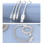 ROMOSS CB251V 3.5A USB To 8 Pin+Type-C+Micro USB 3 In 1 Charging Cable, Length:, 0.6m, 1.2m, 1.8m - Image 6