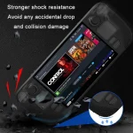 All-Inclusive Silicone Cover With Button Cap For Steam Deck, (Black), (Blue), (Red), (Pink) - Image 5
