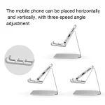 3-gear Adjustable Lazy Metal Mobile Phone Tablet Bracket, Silver, Rose Gold, Black - Image 3