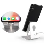 3-gear Adjustable Lazy Metal Mobile Phone Tablet Bracket, Silver, Rose Gold, Black - Image 5