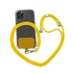 2 PCS Phone Lanyard Adjustable Detachable Neck Cord with Card, Black, Red, Yellow, Sky Blue, Wine Red, Light Gray, Dark Gray, Dark Blue, White - Image 3