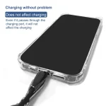 2 PCS Phone Lanyard Adjustable Detachable Neck Cord with Card, Black, Red, Yellow, Sky Blue, Wine Red, Light Gray, Dark Gray, Dark Blue, White - Image 6