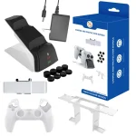 JYS JYS-P5151 For PS5 12 In 1 Handle Charger + Rocker Cap + Privacy Cover + Silicone Cover + Bracket Set, JYS-P5151 - Image 6
