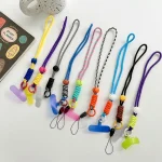 2 PCS  Mobile Phone Colorful Lanyard With Patch, Ft0140, Ft0141, Ft0142, Ft0143, Ft0144, Ft0145, Ft0146, Ft0147, Ft0148 - Image 3