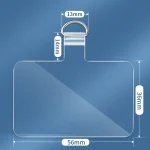 3 PCS Universal Phone Lanyard Gasket Back Stick TPU Connecting Piece - Image 3