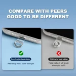 3 PCS Universal Phone Lanyard Gasket Back Stick TPU Connecting Piece - Image 5