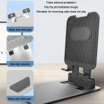 Tablet Mobile Phone Desktop Double Pole Lifting Folding Bracket, White (Large), Black (Large), White (Small), Black (Small) - Image 5