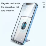 CY133H Silicone Magnetic Phone Holder with Card Holder Function, Magnetic(Black), Magnetic(Dark Blue), Magnetic(Light Blue), Magnetic(Green) - Image 4