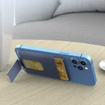 CY133H Silicone Magnetic Phone Holder with Card Holder Function, Magnetic(Black), Magnetic(Dark Blue), Magnetic(Light Blue), Magnetic(Green) - Image 5