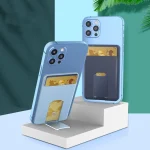 CY133H Silicone Magnetic Phone Holder with Card Holder Function, Magnetic(Black), Magnetic(Dark Blue), Magnetic(Light Blue), Magnetic(Green) - Image 6