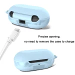 2 PCS Bluetooth Earphone Silicone Cover For Samsung Galaxy Buds, Black, White, Red, Light Blue - Image 4