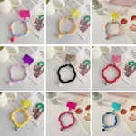 Flower-shaped Wave Phone Case Anti-lost Keychain Silicone Bracelet - Image 6