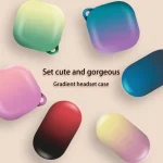 Gradient Headphone Cover For Samsung Buds Pro/Buds Live/Buds 2, Yellow Pink, Pink Blue, Blue Purple, Royal Blue, Black Red, Yellow Green, Blue Black, Pink - Image 5