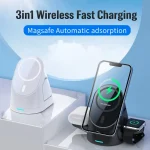 LFX-179 Magnetic Vertical 3 in 1 Wireless Charging Bracket, LFX-179 - Image 3