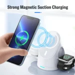 LFX-179 Magnetic Vertical 3 in 1 Wireless Charging Bracket, LFX-179 - Image 5