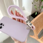 5 PCS Mobile Phone Case Lanyard Braided Mesh Rope Bag Pendant Decoration, White, Yellow, Pink, Black and white, Coffee, Blue, Cyan, Purple, Gray - Image 6