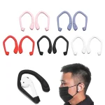 50PCS EG40 For Apple Airpods Pro Sports Wireless Bluetooth Earphone Silicone Non-slip Ear Hook, Black, White, Red, Pink, Purple - Image 2