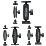 KZ06J Monitor Mount Tablet PC Aluminum Alloy Agricultural Machinery Bracket, Style:, Ellipse+Link+Middle Square, Ellipse+Link+Ellipse, Middle Square+Link+Middle Square - Image 2