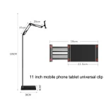 135cm Mobile Phone Tablet Live Broadcast Bedside Lifting Bracket, 135cm Cantilever Floor Model (Black), 135cm Cantilever Floor Model (White), 135cm Floor Model (Black), 135cm Floor Model (White) - Image 9