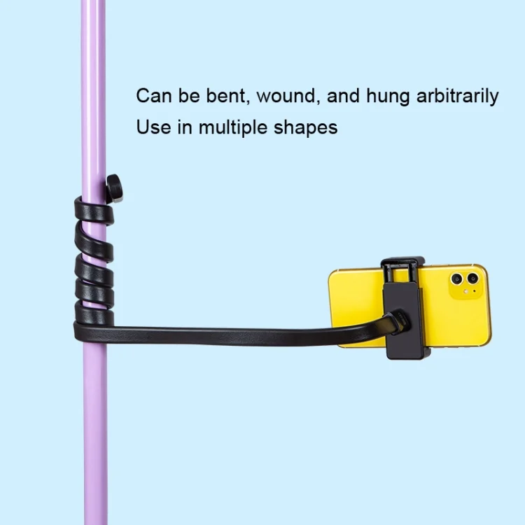 TBD0602762601_B3.webp DiHao Bending Adjustment Hose Mobile Phone Live Broadcast Support, DiHao Hose+Double Hole Phone Clip - Image 4