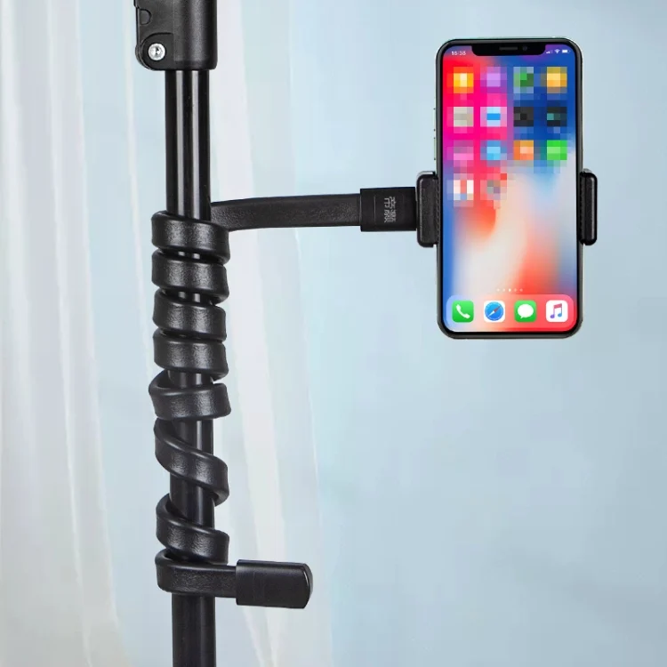 TBD0602762601_B5.webp DiHao Bending Adjustment Hose Mobile Phone Live Broadcast Support, DiHao Hose+Double Hole Phone Clip - Image 6