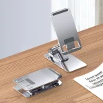 Portable Mobile Phone Tablet Desktop Stand, K5 Not Expansion Silver, K5 Not Expansion Gray, K5 Silver, K5 Gray, All Metal Silver, All Metal Gray, Round Swivel Silver, Round Swivel Dark Grey...