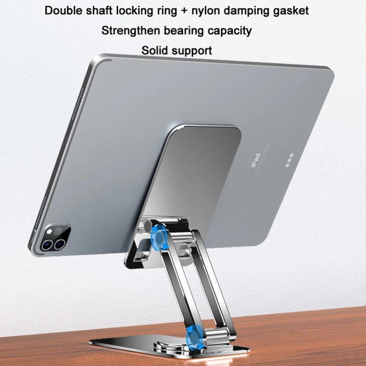 TBD0602784001_3.webp Portable Mobile Phone Tablet Desktop Stand, K5 Not Expansion Silver, K5 Not Expansion Gray, K5 Silver, K5 Gray, All Metal Silver, All Metal Gray, Round Swivel Silver, Round Swivel Dark Grey... - Image 4