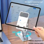 Portable Mobile Phone Tablet Desktop Stand, K5 Not Expansion Silver, K5 Not Expansion Gray, K5 Silver, K5 Gray, All Metal Silver, All Metal Gray, Round Swivel Silver, Round Swivel Dark Grey... - Image 6